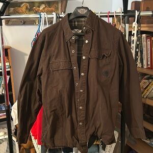 Men’s large Harley Davidson field jacket